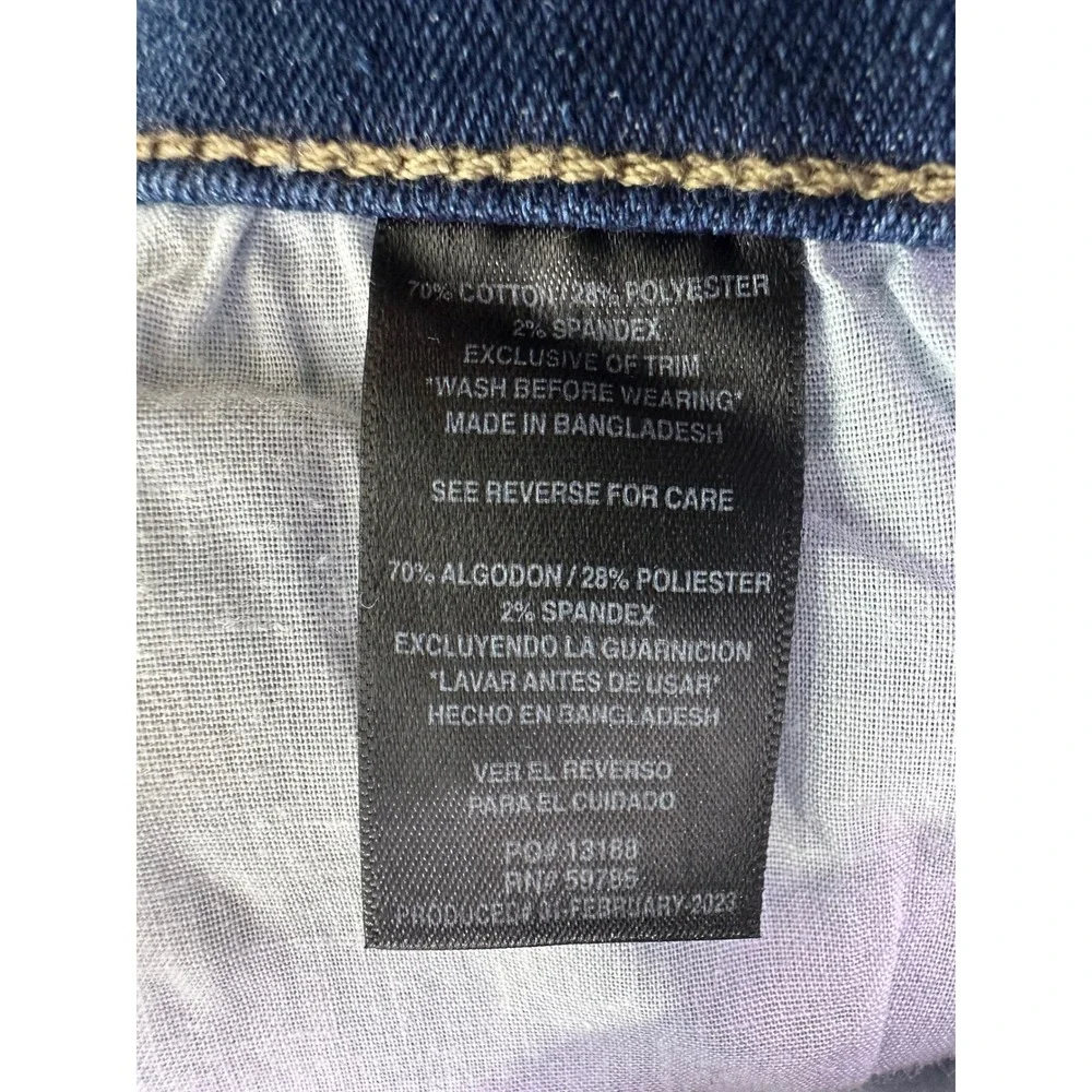 Beverly Hills Polo Club Men's Jeans Blue Acid Wash‎ Whiskered Straight Leg 38x30